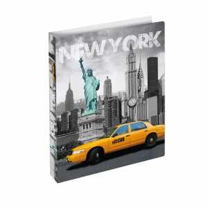 HERMA Ringbuch 2 Ringe Motiv New York DIN A4 Rückenbreite 3,5cm