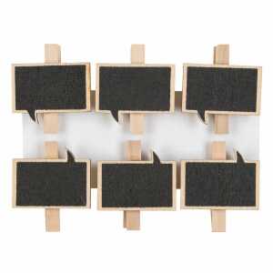 Iden Basic Memotafeln mit Klammer 6er Set