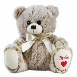 Muddastadt Plüsch Berlin Bär mit Schleife und Herz 20cm