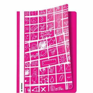 HERMA Schnellhefter Schoolydoo aus PP pink DIN A4