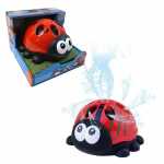 Marienkäfer Sprinkler rot/blau/schwarz 16x14x8cm