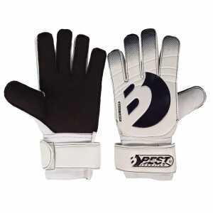 Torwarthandschuhe Grip weiß/schwarz Größe M