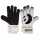 Torwarthandschuhe Grip weiß/schwarz Größe M