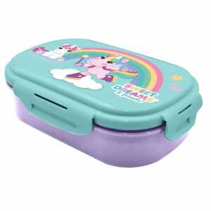 Brotdose SWEET DREAMS mit Besteckset 2 Fächer