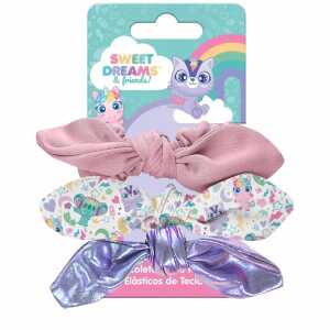 Haarbänder SWEET DREAMS mit Schleife 3 Stück