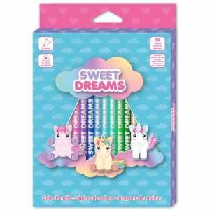 Buntstifte SWEET DREAMS Dreikant 36 Stück