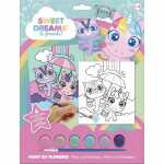 Malen nach Zahlen SWEET DREAMS mit Stiften und Malvorlagen