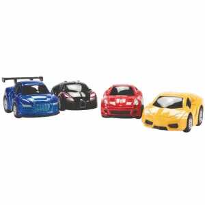 Sportwagen Power Competition Die Cast 70x40x35mm 4fach sortiert