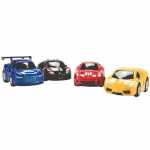 Sportwagen Power Competition Die Cast 70x40x35mm 4fach...