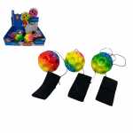 Super Springball an Schnur Gametime regenbogen 6cm sortiert