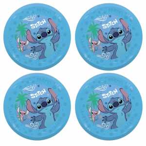 Teller Disney Lilo & Stitch Reusable Plate blau 21cm 4 Stück