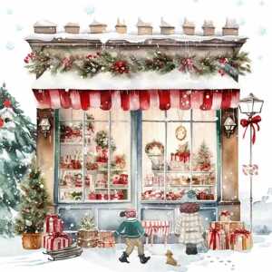 ti-flair Servietten Boutique de Noel 3-lagig 33x33cm 20 Stück