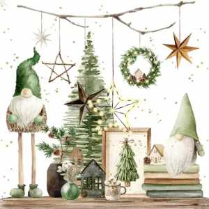 ti-flair Servietten Noel au Naturel 3-lagig 33x33cm 20 Stück