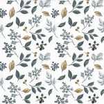 ti-flair Servietten Frosty Leaves 3-lagig schwarz 33x33cm...