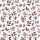 ti-flair Servietten Frosty Leaves 3-lagig bordeauxrot 33x33cm 20 Stück