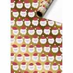 STEWO Geschenkpapier Claus gold 70cmx2m