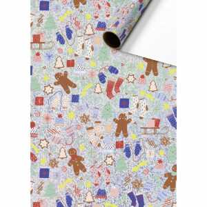 STEWO Geschenkpapier Marioka braun 70cmx1,5m