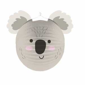 amscan Lampion Wild Animals Koala Papier grau 25cm