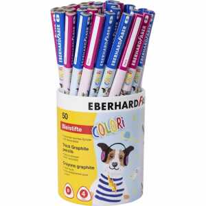EBERHARD FABER Schreiblernstift Colori Köcher m 50 Schreiblernstiften