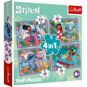 Puzzle Disney Lilo & Stitch 4 in 1 285x205mm
