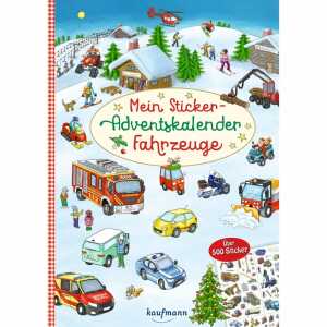 Kaufmann Mein Sticker-Adventskalender Fahrzeuge