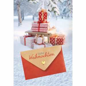 Kurt Eulzer Geldscheinkarte Frohe Weihnachten