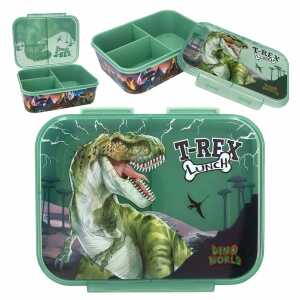 DEPESCHE DINO World Brotdose REFLECTOR Kunststoff 14x17x6cm