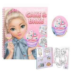 DEPESCHE TOPModel Malbuch Cake & Bake mit Pailletten