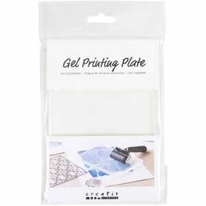 creativ company Gel Druckplatte matt transparent