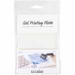 creativ company Gel Druckplatte matt transparent