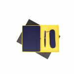 Geschenkset mit Notizbuch, Kugelschreiber und Etui Ocean...