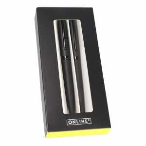 ONLINE Set Füllhalter/Kugelschreiber Pure Black