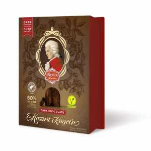Reber Spezialitäten Mozart Kugeln Dark Chocolate 120g 6er Packung