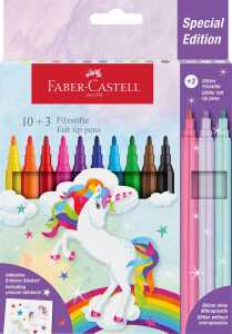 Faber Castell Filzstift Einhorn 10+3 und Sticker