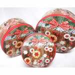 Gebäckdosen Keksdesign 3 Stück