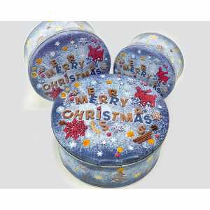 Gebäckdosen Merry Christmas 3 Stück