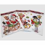 Fenster Haftbild Weihnachten 20x30cm 3fach sortiert