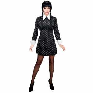 WIDMANN Erwachsenenkostüm Dark Girl kurz schwarz Größe S