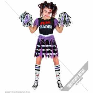 WIDMANN Kinderkostüm Zombie Cheerleader Größe 164