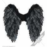 WIDMANN Federflügel Faltbar schwarz 50x50cm