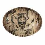 WIDMANN Totenkopf Schale Happy Halloween 40x30,5cm