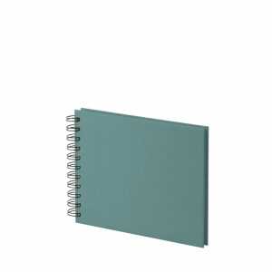 RÖSSLER Fotoalbum Wire-o S.O.H.O. 40 weiße Seiten opal 195x145x25mm