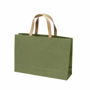 RÖSSLER Geschenktasche Coco jute-green 400x270x115mm
