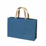 RÖSSLER Geschenktasche Coco jute-blue 400x270x115mm