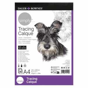 Daler Rowney Tracingblock simply 40 Blatt 43g/m²