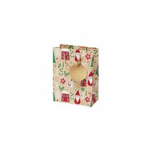 RÖSSLER Geschenktasche Santas Joy 155x210x80mm