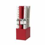 RÖSSLER Geschenkpapier Weihnachtszauber Ilex/Rot...