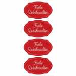 RÖSSLER Sticker Frohe Weihnachten