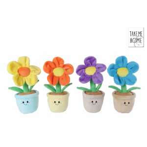 Plüsch Blumen 30cm 4fach sortiert