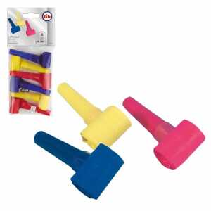 Luftrüssel blau gelb rot 6 Stück